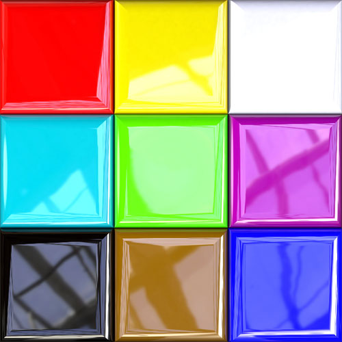 Glanzgrad: Glänzend