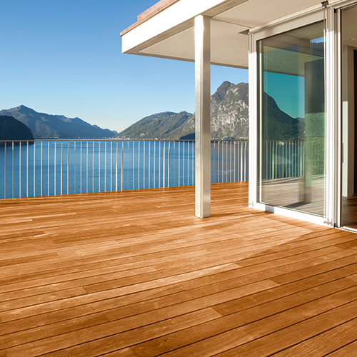 lösemittelfreies Öl in Holzfarbton