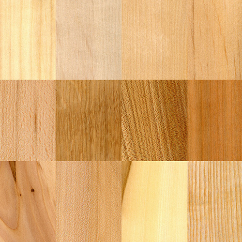 Holzfarben getöntes Parkett